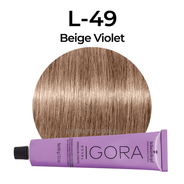 SCHWARZKOPF - IGORA ROYAL_Igora Royal Fashion Lights L - 49 Beige Violet_Cosmetic World